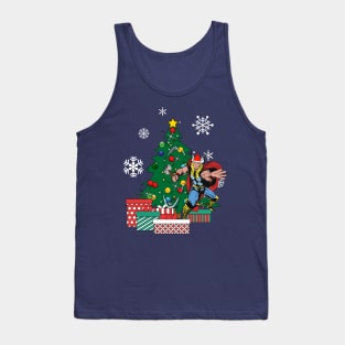 Thor Around The Christmas Tree Tank Top